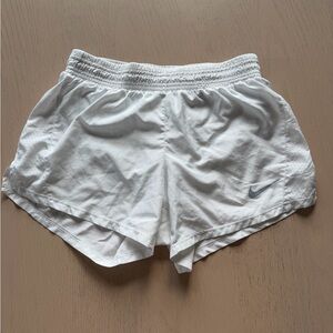 Nike Women's White Athletic Shorts